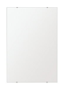 Rakuten - スーパークリアー ミラー 600x900mm 長方形 シンプルカット 鏡 壁掛け ミラー 壁掛け 日本製 5mm厚 玄関 リビング 寝室 トイレ 高透過 高精彩 壁掛け鏡 ウオールミラー 姿見 全身 角型 四角 四角形 引越し 新生活 お祝い 母の日 送料無料