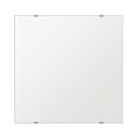 スーパークリアー ミラー 450x450mm 正方形 シンプルカット 鏡 壁掛け ミラー 壁掛け 日本製 5mm厚 玄関 リビング 寝室 トイレ 高透過 高精彩 壁掛け鏡 ウオールミラー 姿見 全身 角型 四角 四角形 夏休み 帰省 家具 鏡 送料無料