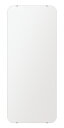 スーパークリアー ミラー 500x1180mm 角丸四角形 シンプルカット 鏡 壁掛け ミラー 壁掛け 日本製 5mm厚 玄関 リビング 寝室 トイレ 高透過 ...