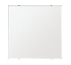 スーパークリアー ミラー 650x650mm 正方形 クリスタルカット 鏡 壁掛け ミラー 壁掛け 日本製 5mm厚 玄関 リビング 寝室 トイレ 高透過 高精彩 壁掛け鏡 ウオールミラー 姿見 全身 角型 四角 四角形 父の日 ギフト お祝い 結婚 送料無料