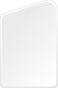 スーパークリアー ミラー 400x610mm アイスバーグ クリスタルカット 鏡 壁掛け ミラー 壁掛け 日本製 5mm厚 玄関 リビング 寝室 トイレ 高透過 高精彩 壁掛け鏡 ウオールミラー 姿見 全身 父の日 ギフト お祝い 結婚 送料無料 [2]