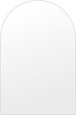 スーパークリアー ミラー 400x600mm アーチ形状 シンプルカット 鏡 壁掛け ミラー 壁掛け 日本製 5mm厚 玄関 リビング 寝室 トイレ 高透過 高...