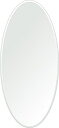 クリスタル ミラー 350x750mm 楕円形 クリスタルカット 鏡 壁掛け ミラー 壁掛け 日本製 5mm厚 玄関 リビング 寝室 トイレ 壁掛け鏡 ウオール...