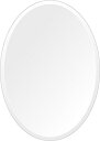 スーパークリアー ミラー 500x700mm 楕円形 デラックスカット 鏡 壁掛け ミラー 壁掛け 日本製 5mm厚 玄関 リビング 寝室 トイレ 高透過 高精...