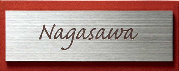 ＼今だけP2倍+送料無料!!／ 表札 オーダー ひょうさつ ネームプレート サイン サインプレート サインスタンド サインポール マンション 戸建 戸建て モダン：lUedSo18070-TI