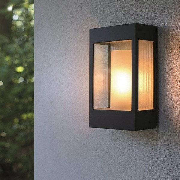 Rakuten - 門柱灯 防雨型 照明 LED 1.4W 透明樹脂 つや消しガラス 表札灯 門柱ライト エントランスライト エントランス照明 屋外 屋外ライト エクステリア 照明 室外 エクステリアライト おしゃれ 北欧 灰色 ダークグレー 引越し 新生活 お祝い 母の日 送料無料