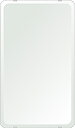 \今だけP2倍+送料無料!!/ クリスタル ミラー 洗面鏡 浴室鏡 380x640mm 角丸四角形 デラックスカット 洗面 鏡 浴室 壁掛け ミラー 日本製 5...