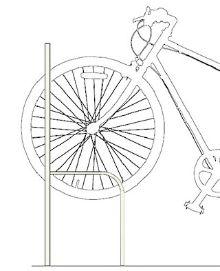 サイクルスタンド スチール 床付け 1台 用 日本製 自転車スタンド 屋外 自転車 スタンド 自転車 自転車..