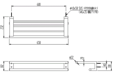 タオルラック タオル棚 タオル収納棚 ステンレス棚 棚付きタオル棚 ホテル タオル掛け 棚 タオル収納：CE-EcC356r8R