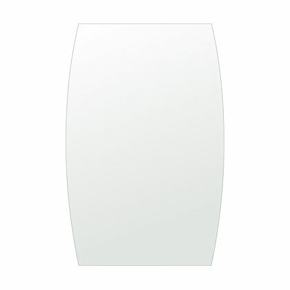 洗面 鏡 400x610mm ドラム シンプルカット 洗面鏡 洗面台 鏡 洗面所 鏡 壁掛け ミラー 日本製 5mm厚 取付金具と説明書 壁掛け鏡 プレゼント 引越し お祝い 新築 祝い 改築 結婚 開院 開店 開業 創立 記念 お返し どらむ ドラム形 鏡 防湿