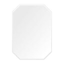 スーパークリアー ミラー 360x500mm エメラルド クリスタルカット 鏡 壁掛け ミラー 壁掛け 日本製 5mm厚 玄関 リビング 寝室 トイレ 高透過 ...
