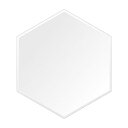 スーパークリアー ミラー 390x450mm ヘキサゴン クリスタルカット 鏡 壁掛け ミラー 壁掛け 日本製 5mm厚 玄関 リビング 寝室 トイレ 高透過 ...
