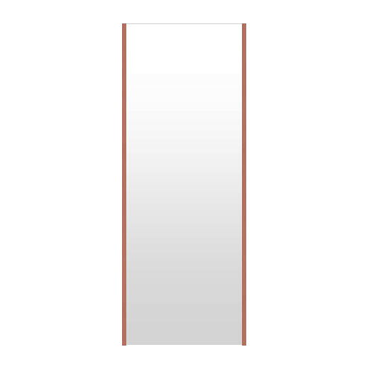 リフェクス ミラー 52〜60x160cm ロゼ（レッド） 割れない鏡 割れないミラー 鏡 壁掛け ミラー 超軽量 壁掛け鏡 壁掛けミラー 姿見 姿見鏡 全身 フィルムミラー 全身鏡 全身ミラー おしゃれ 北欧 防災 夏セール 送料無料 模様替え