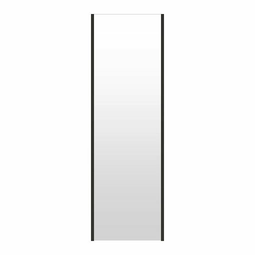 リフェクス ミラー 42〜50x160cm ブラック 黒 黒色 割れない鏡 割れないミラー 鏡 壁掛け ミラー 超軽..