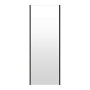 リフェクス ミラー 52〜60x160cm ブラック 黒 黒色 割れない鏡 割れないミラー 鏡 壁掛け ミラー 超軽量 壁掛け鏡 壁掛けミラー 姿見 姿見鏡 全...