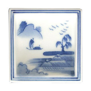 \今だけP2倍+送料無料!!/ 襖 ふすま ふすま用 取っ手 引き手 取手 引手 (磁器 陶磁器 有田焼 伊万里焼)(角型) 日本製 国産 和風 プレゼント 引...