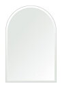 クリスタル ミラー 300x450mm アーチ形状 クリスタルカット 鏡 壁掛け ミラー 壁掛け 日本製 5mm厚 玄関 リビング 寝室 トイレ 壁掛け鏡 ウオ...