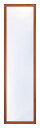 \今だけP2倍+送料無料!!/ 天然木 チーク色仕上げ ミラー 400x1500mm 長方形 鏡 壁掛け ミラー 壁掛け 玄関 リビング 寝室 トイレ 洗面 洗...