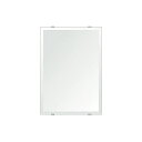 \今日までP2倍+送料無料!!/ クリスタル ミラー 350x500mm 長方形 デラックスカット 鏡 壁掛け ミラー 壁掛け 日本製 5mm厚 玄関 リビング...