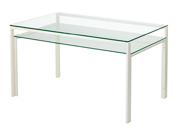 ダイニング テーブル ガラス 幅130cm ダイニングテーブル ガラス 食卓 リビングテーブル ハイテーブル オフィステーブル 会議テーブル リゾート テーブル アイアン リビング 硝子 四人掛け 長方形 白 ホワイト おしゃれ 北欧 七夕 お中元 結婚 家具 送料無料