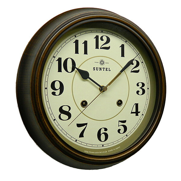 寝室 ベッドルーム に最適 静か 音がしない 壁掛け 時計 日本製 木製 おしゃれ ギフト 北欧 電波時計 電波 時計 電波式 クオーツ クォーツ式 正確 正しい 時間 連続秒針 静音 静か 秒針 スイープ タイプ スイープムーブメント クリスマス 七五三 お祝い 送料無料 [3]