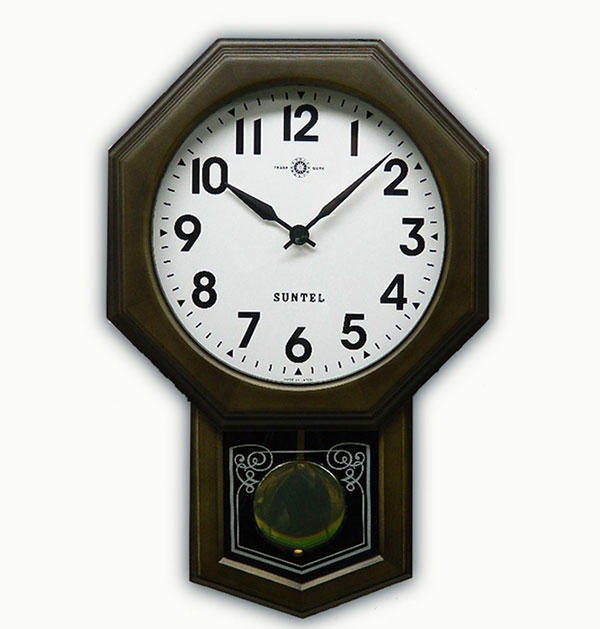 一点一点 手作り 振り子時計 日本製 振り子 時計 電波時計 レトロ 壁掛け 掛け時計 木製 おしゃれ ギフト 北欧（電波 時計 電波式）（アンティーク クラシック）（仕掛け時計） 父の日 お祝い ギフト 家具 送料無料
