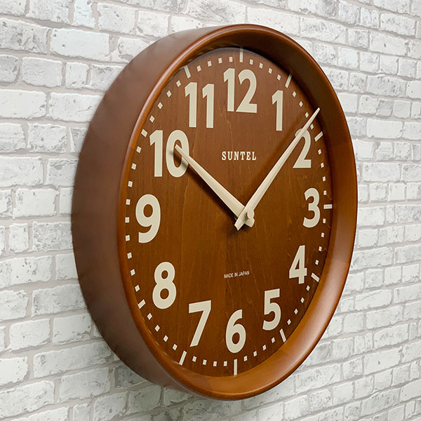 掛け時計 掛時計 日本製 シンプル 壁掛け時計 壁掛け 時計 かけ時計 木製 プレゼント おしゃれ 北欧 電波時計 電波 時計 電波式 クオーツ クォーツ式 正確 正しい 時間 連続秒針 静音 静か 秒針 スイープ タイプ スイープムーブメント ハロウィン 七五三 お祝い 送料無料 [3]