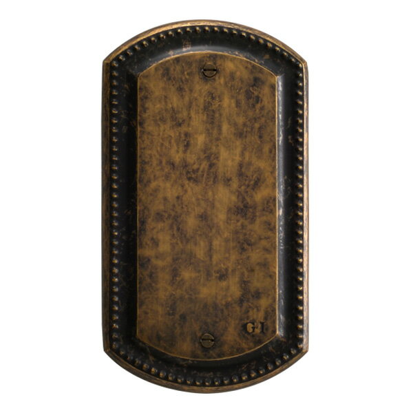 目隠し用 カバー 古色 アンティーク仕上げ 目隠し プレート 真鍮 スイッチカバー コンセントプレート コンセントカバー アンティーク レトロ モダン ホテル ...