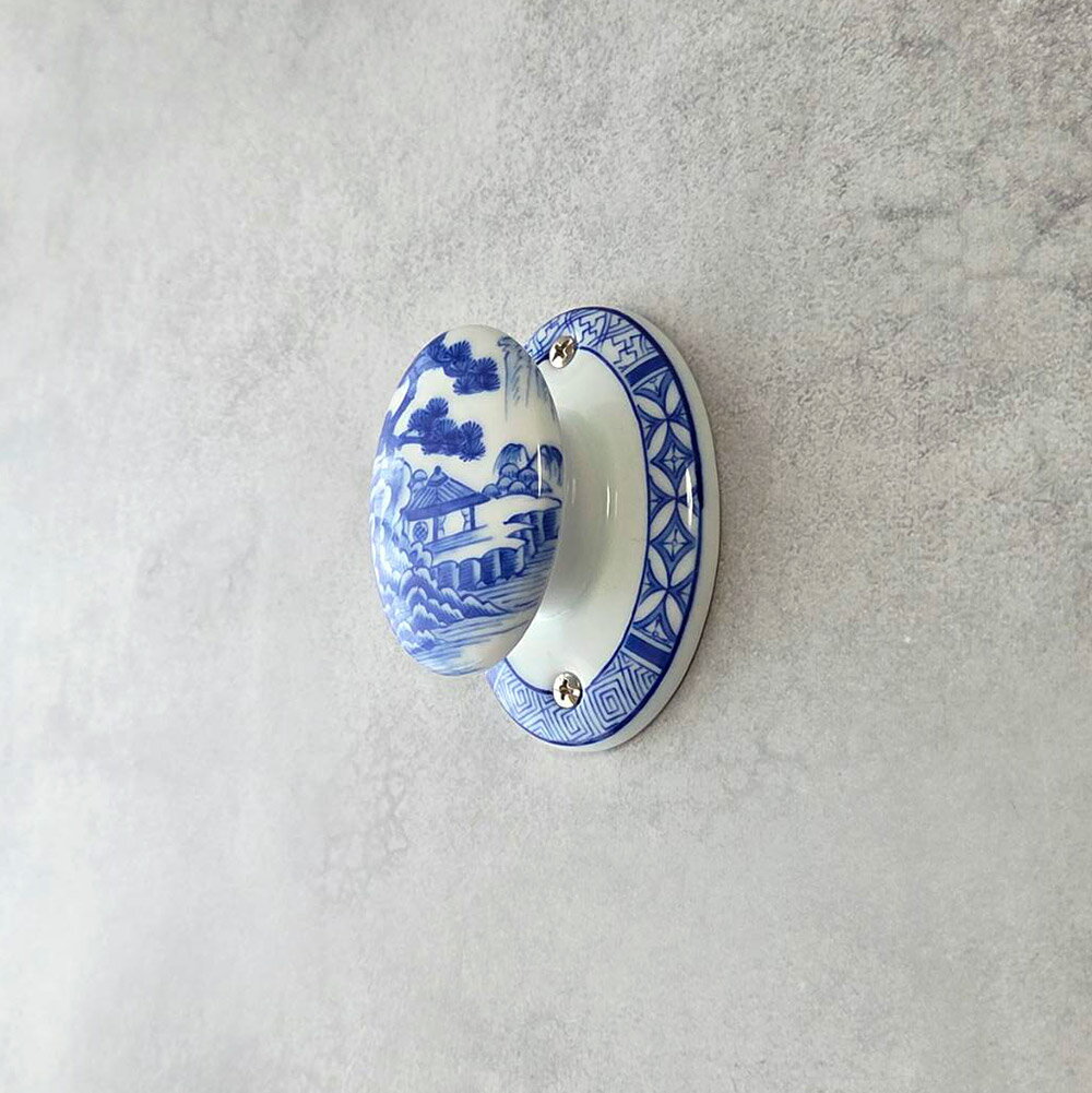 フック 壁掛け 吉祥 有田焼 伊万里焼 磁器 陶磁器 壁掛けフック フック 壁掛け タオルフック バスタオ..