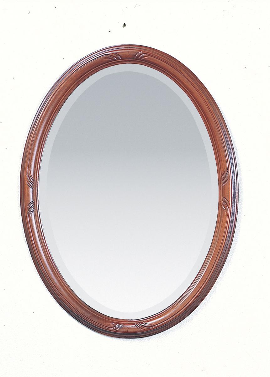 吊り鏡、壁掛け鏡、、楕円鏡、イタリア製　べネ003　BR 1