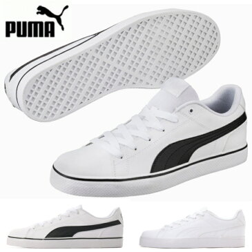 【楽天スーパーSALE P10倍!】プーマ メンズ コートポイント VULC V2 PUMA 362946 ホワイト/ブラック ホワイト/ホワイト スニーカー シューズ 紐靴 コート系 ローカット 送料無料