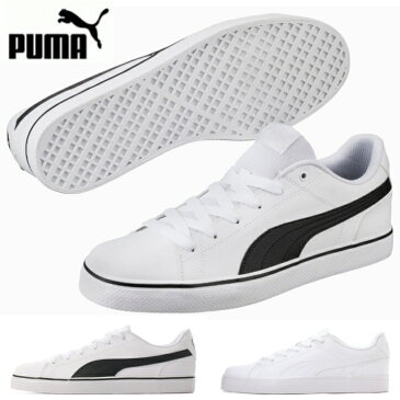 【楽天スーパーSALE P10倍!】プーマ メンズ コートポイント VULC V2 PUMA 362946 ホワイト/ブラック ホワイト/ホワイト スニーカー シューズ 紐靴 コート系 ローカット 送料無料