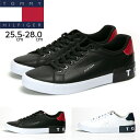 【30日1日限定5%offクーポン】tommy スニーカー メンズ 厚底 TOMMY HILFIGER トミーヒルフィガー tmREZMON ブラック ホワイト おしゃれ きれいめ シンプル 男性 靴 ローカット シューズ 送料無料