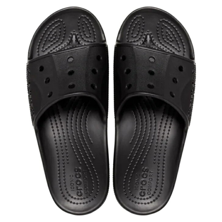クロックス レディース メンズ バヤ 2.0 スライド BAYA II SLIDE スライドサンダル シャワーサンダル ミュール crocs 208215 ブラック ホワイト ネイビー
