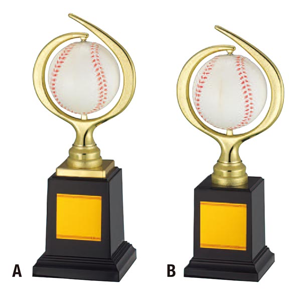 高さ255mm　本体、台座：樹脂製　商品重量：約260g　ミニチュアボール付