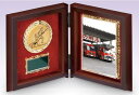 【プレート彫刻無料】消防写真楯RS-6372（フォトフレーム） 表彰 退職記念品 退団記念品