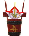 結納や祝事にどうぞ! 菊姫祝 角樽 1800ミリ(酒入)御注文確定後のキャンセルは出来ませんのでご了承下さい