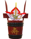 結納や祝事にどうぞ！　菊姫祝　角樽 1800ミリ（酒入）御注文確定後のキャンセルは出来ませんのでご了承下さい