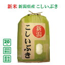 【令和5年産】新潟県産 こしいぶき 20kg(5kg×4袋)