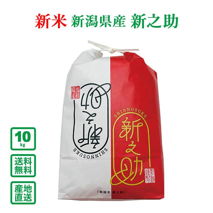 【10％OFF 5/9(木)～5/16(木)★お買い物マラソン】【令和5年産】新潟県産 新之助 10kg（5kg×2袋）【送料無料（一部地域除く】