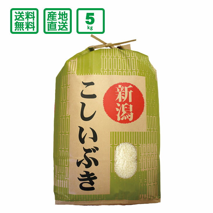 【30年産セール】【送料無料(一部地域除く)】新潟県産 こしいぶき 5kg(精米)【...