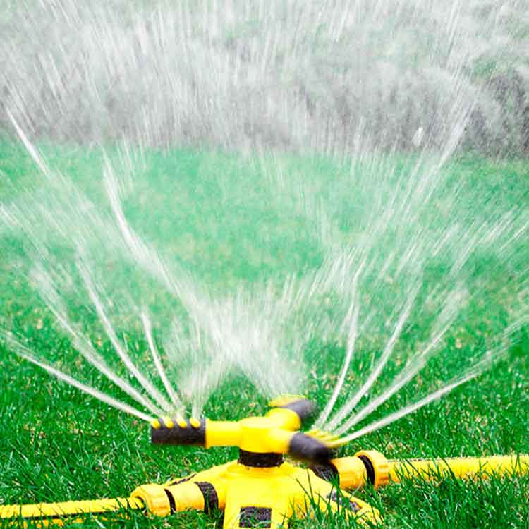 芝生スプリンクラー 散水 散水機 庭用 自動回転式 360度回転 園芸用スプリンクラー...