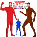 全身タイツ コスプレ ハロウィン コスチューム 透明人間 仮装 顔出し ジョークコスチューム 大人 レディース メンズ キッズ 子供 肌色 黒 緑 青 オレンジ...