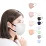 日本製 3D立体型マスク バイカラーマスク 子供用 60枚 3dマスク 不織布マスク 血色マスク バイカラー 夏用 3層構造 立体型 息しやすい 大人用 国産 3dマスク カラーマスク ふしょくふ ますく