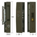 【三協アルミ】引き違い戸錠 KH-219 (MIWA WD3088WD3089)