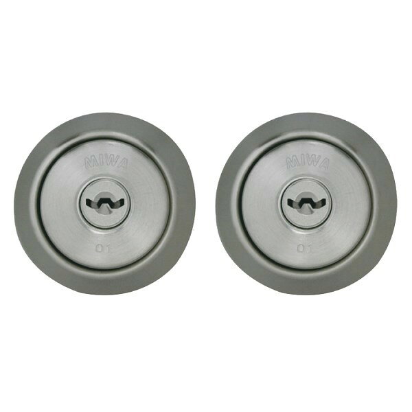 製品仕様 商品名 U9WCYLAST 対応扉厚（DT） 33〜42mm シリンダー色 ST（シルバー） 防犯性能 【耐ピッキング性能】　10分以上 ご注意事項 商品の性質上、不良品以外の返品・交換はお受けすることができません。 モニターの発色の具合によって実際のものと色が異なる場合がございます。ご了承ください。 商品説明 美和ロックLA（DA）の交換用シリンダーの同一キー2個セットです。色はST色（シルバー色）です。 U9タイプは現状、美和ロックのスタンダードシリンダーになります。純正キーは6本付属