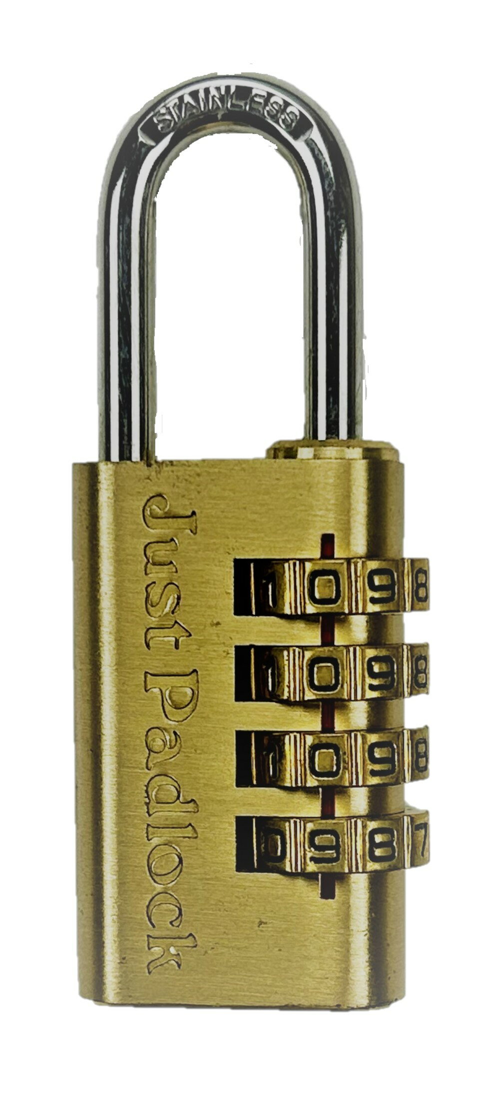 HIT ヒット　JUST PADLOCK 番号可変式符号錠 28.5mm JP-1200-28.5mm 4桁 定番 セキュリティ ロッカー 倉庫 郵便受け 施錠