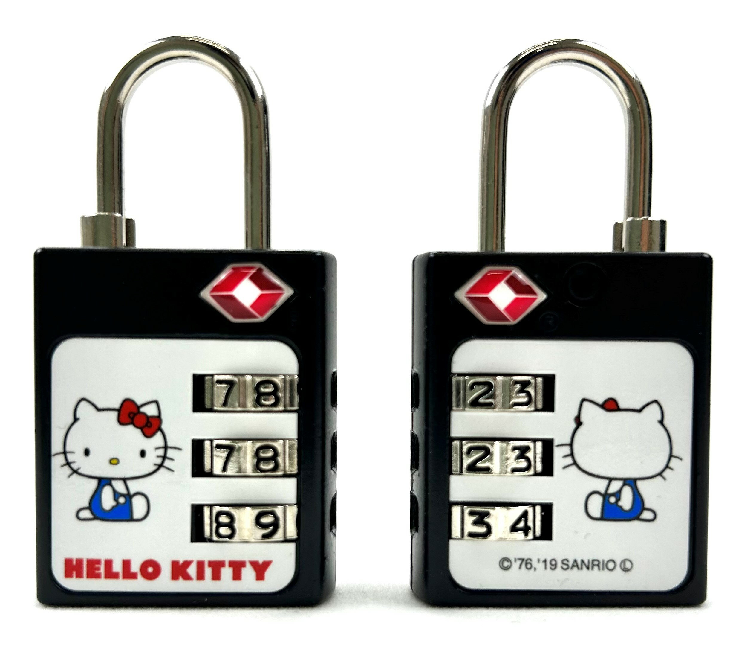 CLOVER クローバー TSAロック ナンバー可変式符号錠 TSAロック ハローキティ PL-533(HK) 3桁 旅行カバン向け