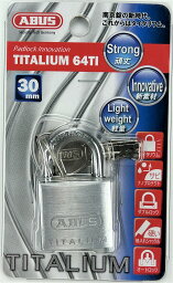 ABUS アバス TITALIUM(タイタリウム)南京錠 30mm BP-64TI/30KD