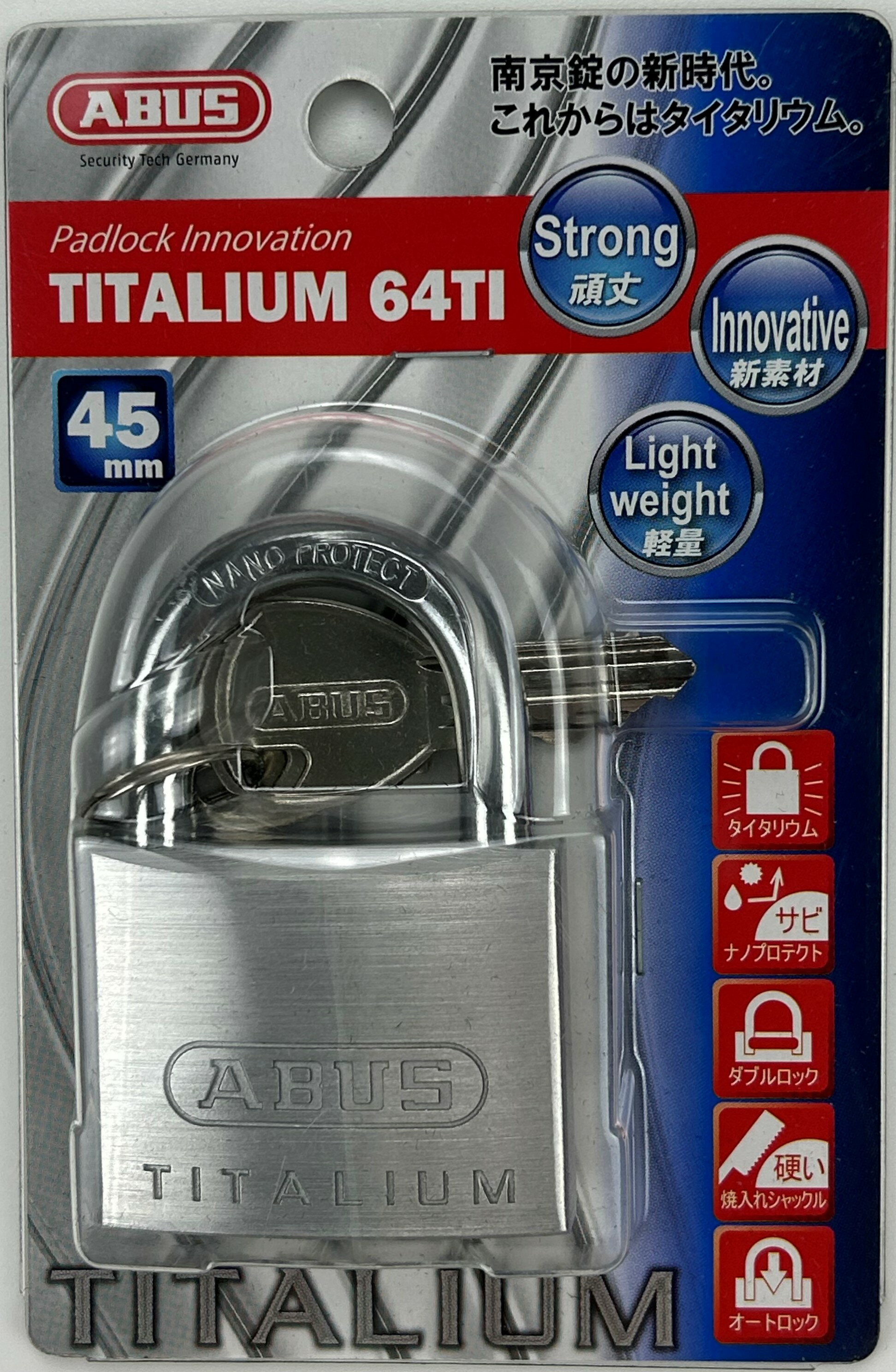 ABUS AoX TITALIUM(^C^E)싞 45mm BP-64TI/45KD